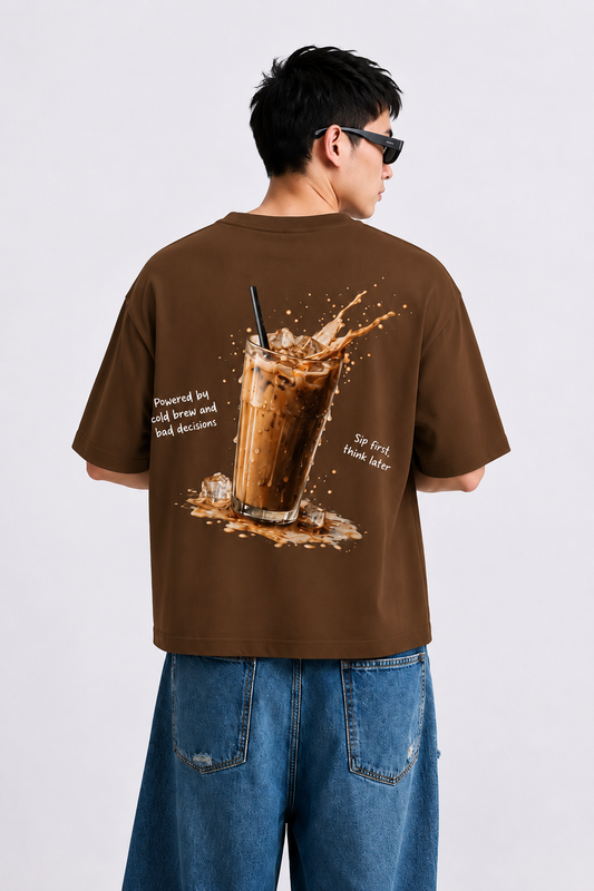 Coffee First Oversized Tshirt