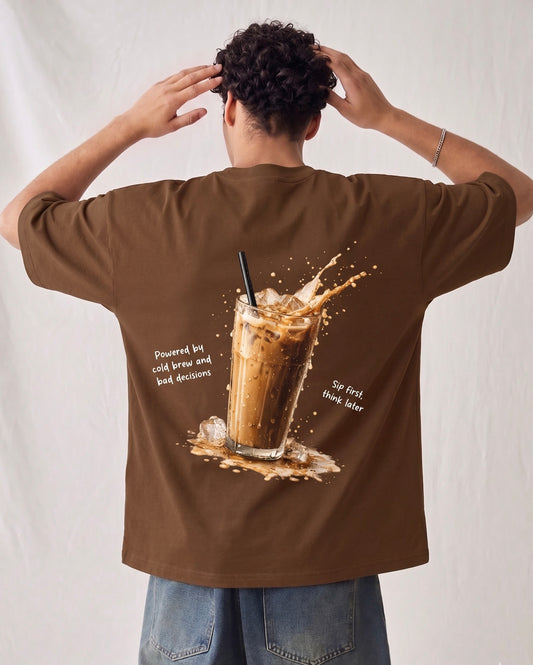 Coffee First Oversized Tshirt
