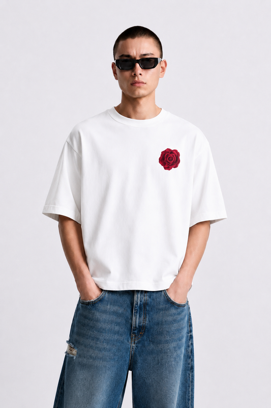 Out to get me White Oversized Tshirt