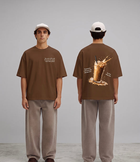 Coffee First Oversized Tshirt